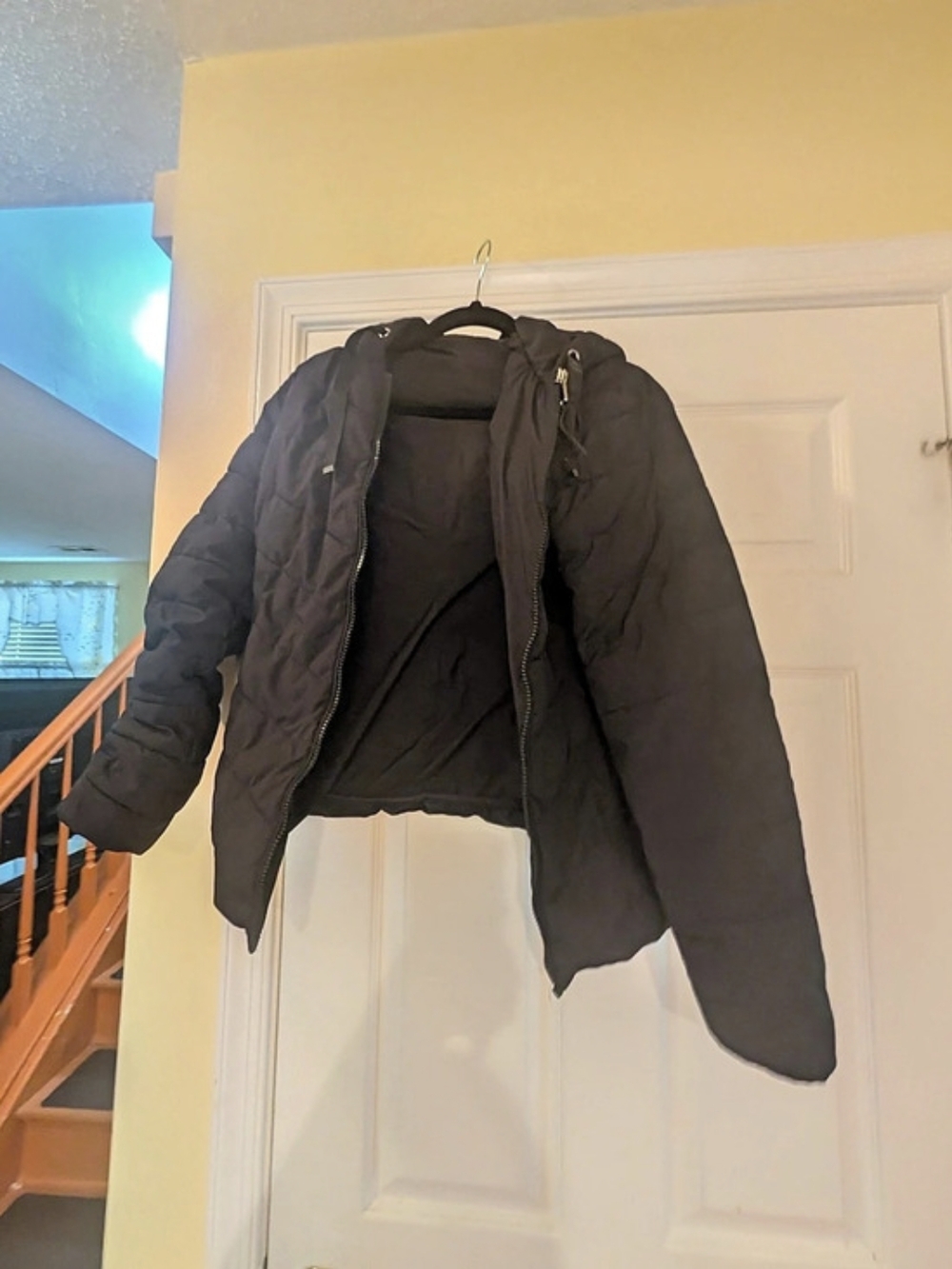 Lauren Ralph Lauren Black Puffer Jacket Size Medium Like New - Picture 2 of 7